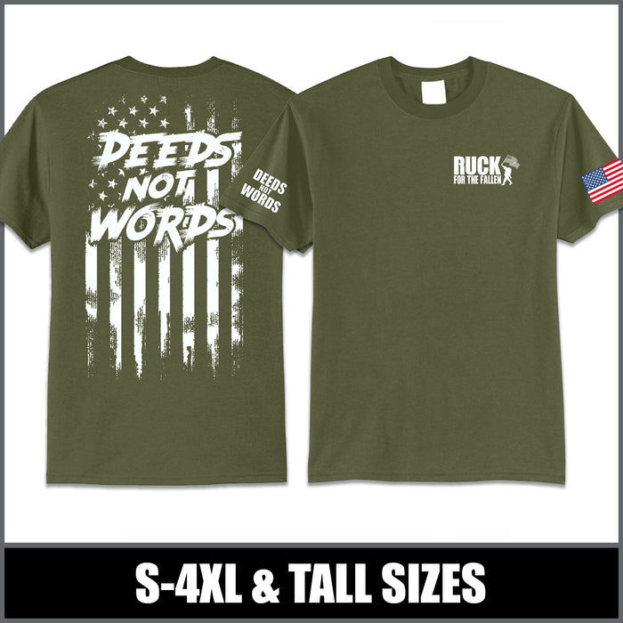 Deeds Not Words | T-Shirt (PC55)