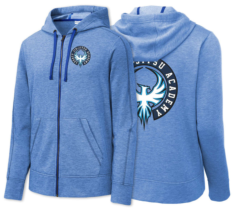 Tri-Blend Full-Zip Hooded Jacket - Legacy Jiu-Jitsu