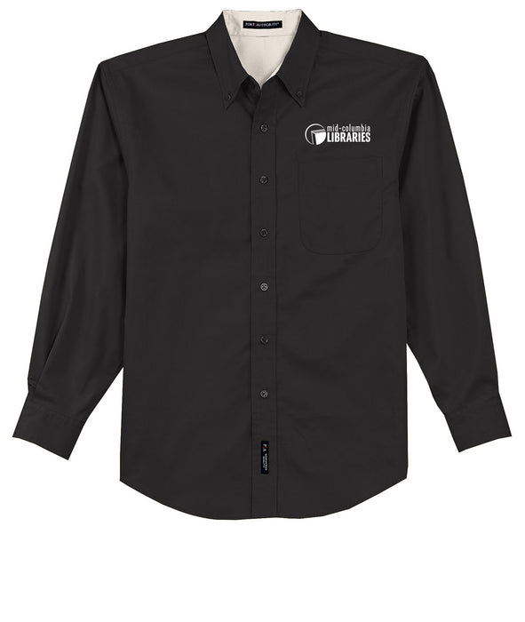 Easy Care Long Sleeve Button-Up - MCL